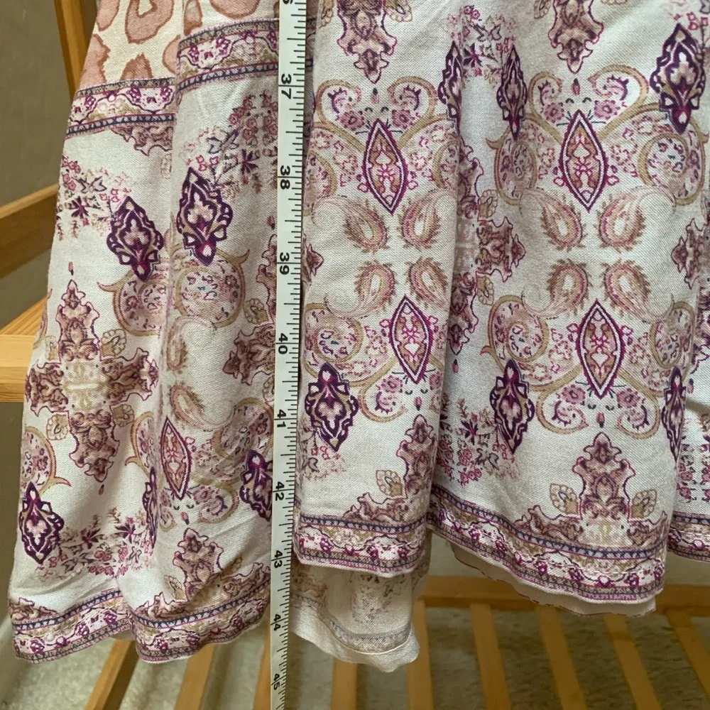 Mauve bohemian sundress mid length - Picture 10 of 11